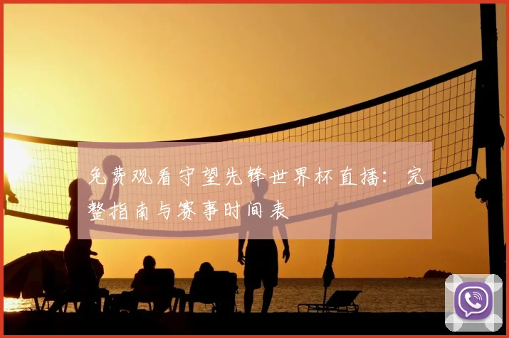 免费观看守望先锋世界杯直播：完整指南与赛事时间表
